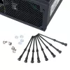 Akasa AK-MX002 suportes antivibração para ventoinhas - preto - borracha - silicone - embalagem de 4