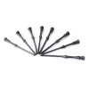 Akasa AK-MX002 suportes antivibração para ventoinhas - preto - borracha - silicone - embalagem de 4