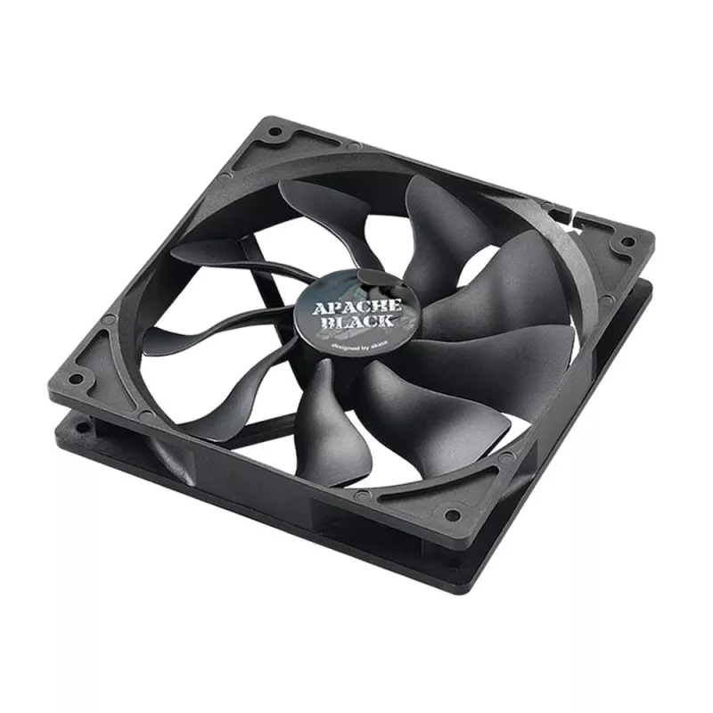 Ventoinha de caixa Akasa Apache AK-FN058 120mm PWM, preta