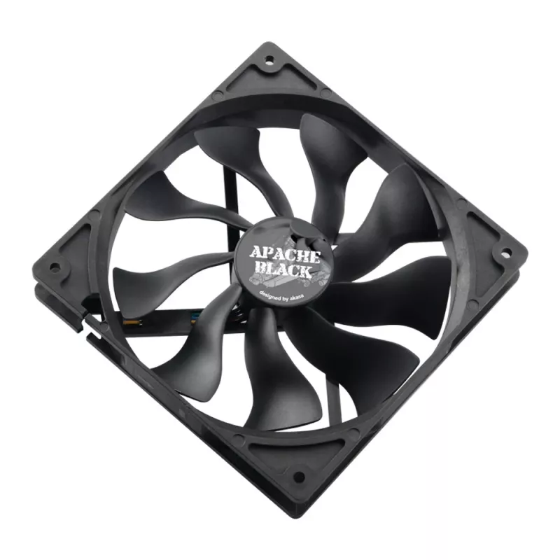Ventoinha de caixa Akasa Apache AK-FN058 120mm PWM, preta
