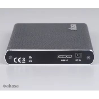 Akasa lite S AK-IC09U3-BK - caixa externa de armazenamento de 2,5 polegadas - USB 3.0 - preta
