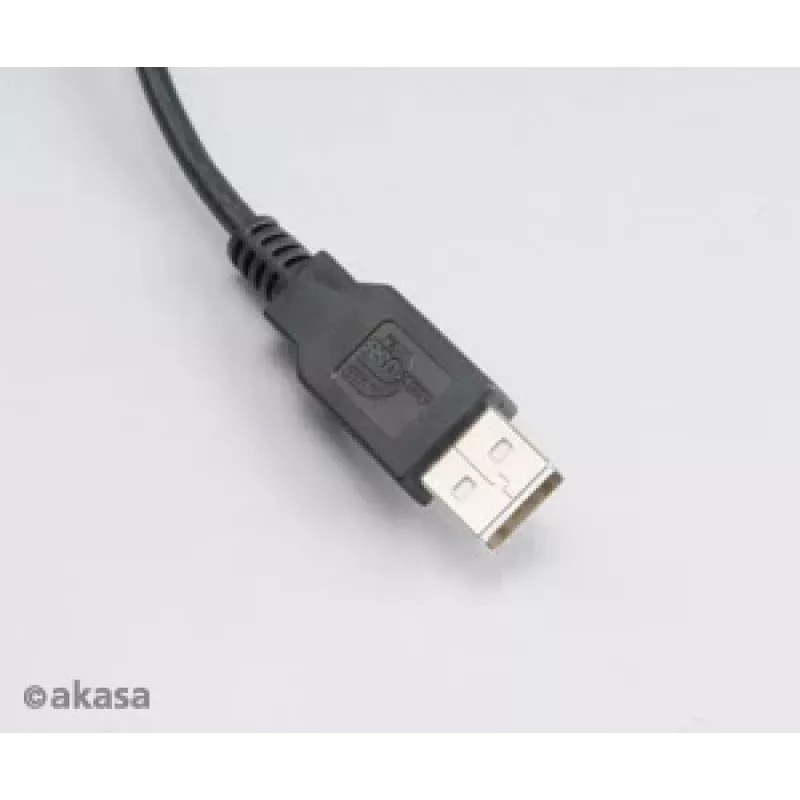Cabo Akasa AK-CBUB05-10BK USB 2.0 - USB-A para Micro-USB-B - 1m - preto