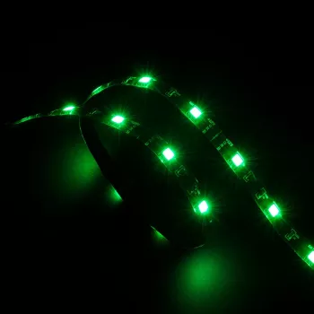 Tira de LED Akasa Vegas AK-LD02-05GN verde para caixa de PC - 50cm, 30 LEDs, SMD 5050, 12V DC, Molex