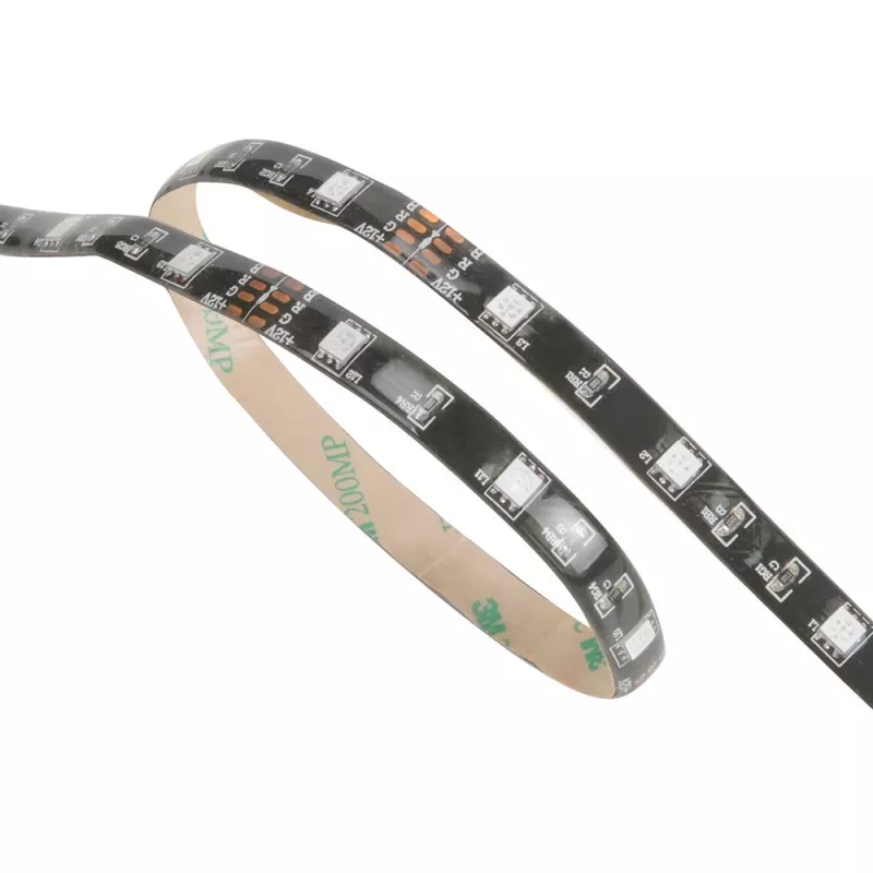 Tira de LED Akasa Vegas AK-LD02-05GN verde para caixa de PC - 50cm, 30 LEDs, SMD 5050, 12V DC, Molex
