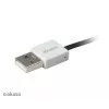 Cabo Akasa PROSLIM USB 2.0 rosa superslim sincronização e carregamento A - Micro B - 1m
