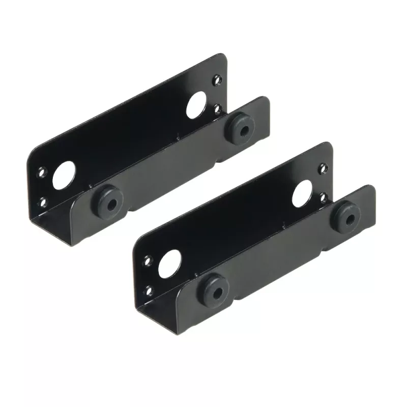 Akasa AK-HDA-08BK adaptador de baía de 5,25 polegadas para 3,5 polegadas - preto