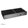 Caixa NUC sem ventoinha Akasa Tesla T - preta - UCFF - USB