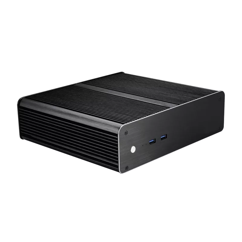 Caixa de PC Akasa Euler T mini tower preta Mini-ITX alumínio 2,5 polegadas