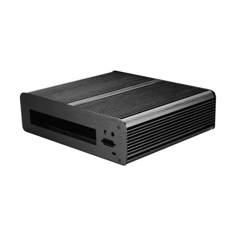 Caixa de PC Akasa Euler T mini tower preta Mini-ITX alumínio 2,5 polegadas