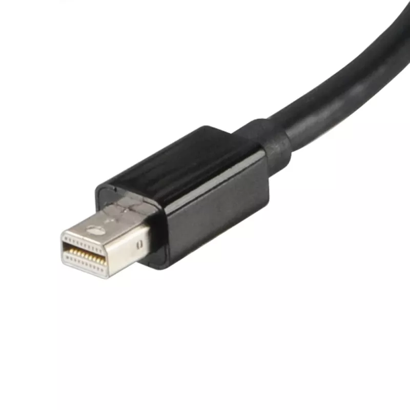 Adaptador de vídeo Akasa Mini DisplayPort macho para HDMI fêmea - 4K@30Hz, preto