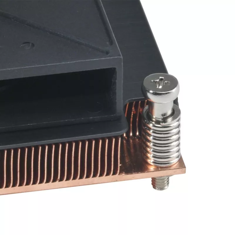 Akasa Intel 1U All Copper Active Cooler com ventoinha PWM para LGA 2011 (Xeon MP)