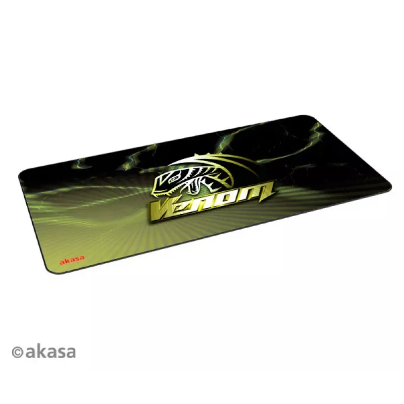 Tapete de rato gaming Akasa AK-MPD-03YL Pattern Rubber - amarelo/preto, 320x270x3 mm
