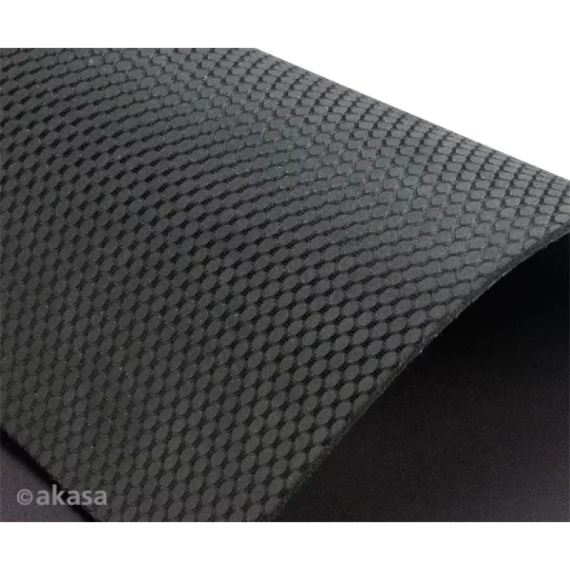 Tapete de rato gaming Akasa AK-MPD-03YL Pattern Rubber - amarelo/preto, 320x270x3 mm