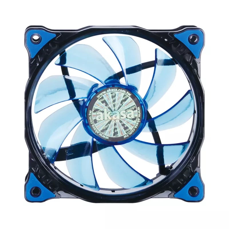 Ventoinha de caixa Akasa Vegas AK-FN091-BL 120 mm LED azul