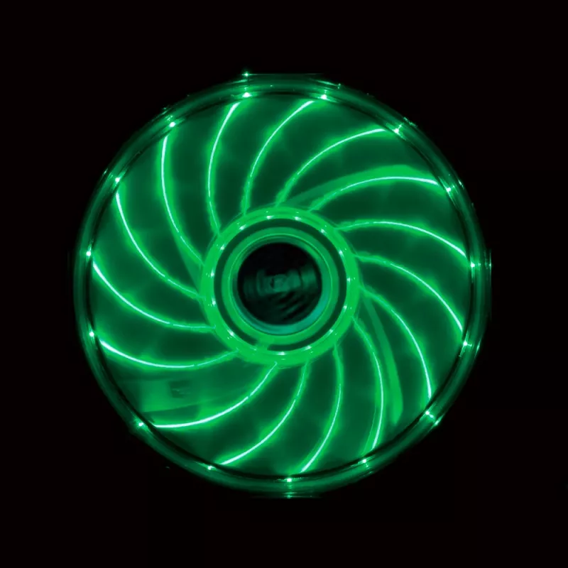 Ventoinha de caixa Akasa Vegas AK-FN091-GN 120 mm LED verde