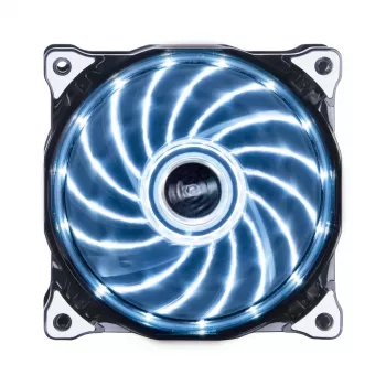 Ventoinha de caixa Akasa Vegas AK-FN091-WH 120 mm - LED branco