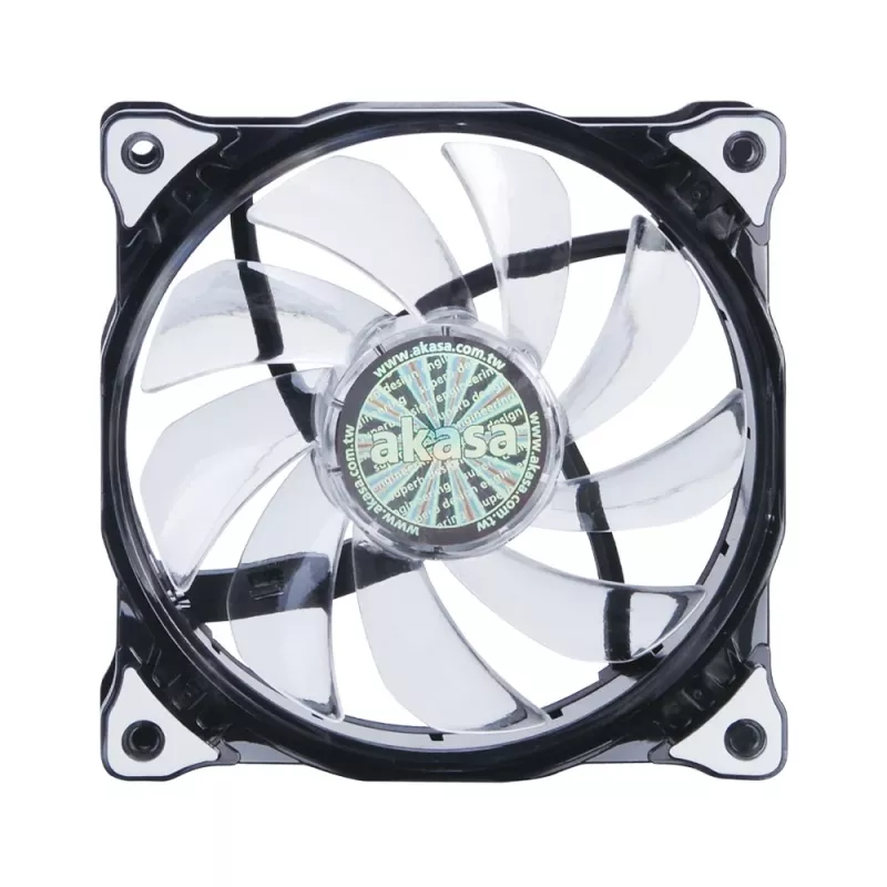 Ventoinha de caixa Akasa Vegas AK-FN091-WH 120 mm - LED branco