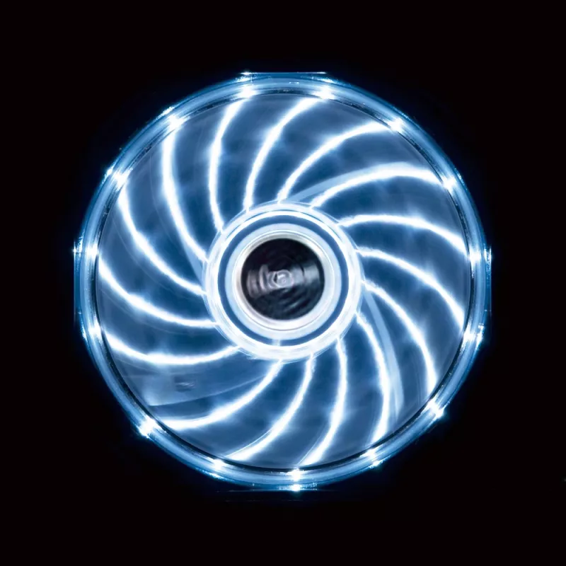 Ventoinha de caixa Akasa Vegas AK-FN091-WH 120 mm - LED branco