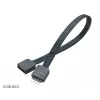 Cabo de extensão Akasa AK-CBLD01-20BK Flexa RGB LED 0,2 m preto