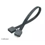 Cabo de extensão Akasa AK-CBLD01-20BK Flexa RGB LED 0,2 m preto