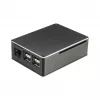 Caixa Akasa A-RA02-M1B para Raspberry Pi - alumínio - arrefecimento passivo sem ventoinha - preto