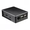 Caixa Akasa A-RA02-M1B para Raspberry Pi - alumínio - arrefecimento passivo sem ventoinha - preto