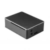 Caixa Akasa A-RA02-M1B para Raspberry Pi - alumínio - arrefecimento passivo sem ventoinha - preto