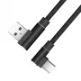Cabo Akasa AK-CBUB39-10BK USB 2.0 - USB-A para USB-C - 1 m - preto