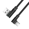 Cabo Akasa AK-CBUB39-10BK USB 2.0 - USB-A para USB-C - 1 m - preto