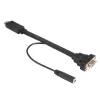 Cabo adaptador Akasa AK-CBHD18-20BK HDMI para VGA 0,2 m preto