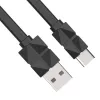 Cabo Akasa AK-CBUB43-10BK USB 2.0 - USB-C para USB-A - 1 m - preto