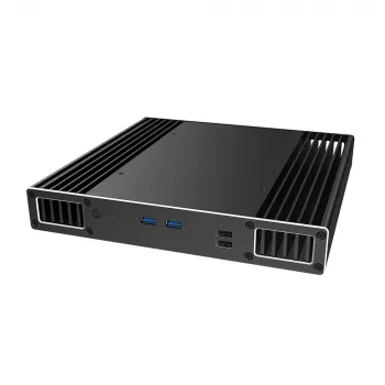 Akasa Plato PX - Desktop - PC - alumínio - preto - UCFF - Home Office