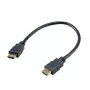 Cabo Akasa AK-CBHD25-30BK HDMI 2.0 0,3 m preto