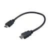 Cabo Akasa AK-CBHD25-30BK HDMI 2.0 0,3 m preto