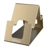 Suporte Akasa Aries Pico em alumínio para smartphone e tablet dourado