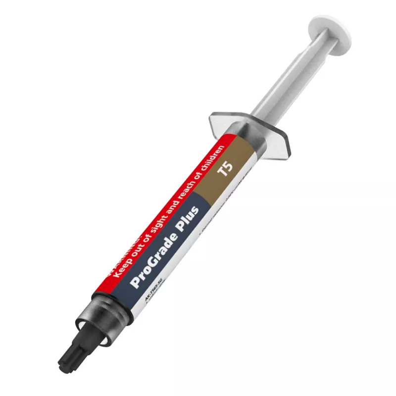 Pasta térmica Akasa T5 Pro-Grade+ - 5,2 W/m·K - cinzento - 0,04 °C/W - 2,6 g/cm³ - -50 a 250 °C