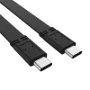 Cabo Akasa AK-CBUB60-10BK USB-C para USB-C 1m USB 3.2 Gen 2x2 20Gbps preto