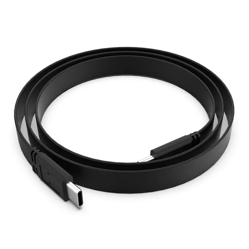 Cabo Akasa AK-CBUB60-10BK USB-C para USB-C 1m USB 3.2 Gen 2x2 20Gbps preto