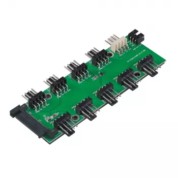 Expansor de conectores de ventoinha PWM Akasa FLEXA FP10H 1 para 10 com cabo de 30cm