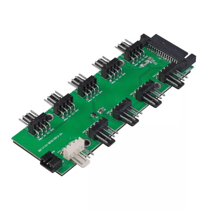 Expansor de conectores de ventoinha PWM Akasa FLEXA FP10H 1 para 10 com cabo de 30cm