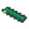 Expansor de conectores de ventoinha PWM Akasa FLEXA FP10H 1 para 10 com cabo de 30cm