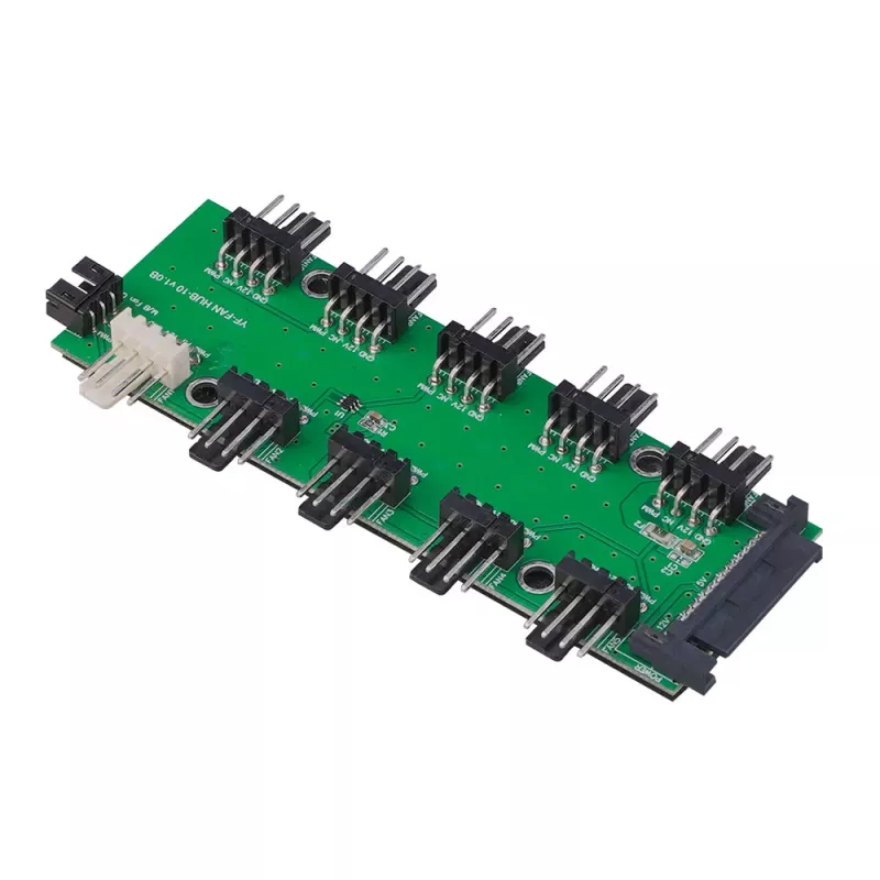 Expansor de conectores de ventoinha PWM Akasa FLEXA FP10H 1 para 10 com cabo de 30cm
