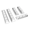Organizador de cabos Akasa 3x3 portas + 2x5 portas branco