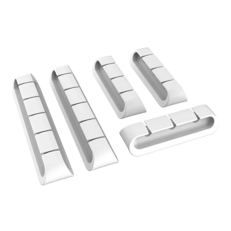 Organizador de cabos Akasa 3x3 portas + 2x5 portas branco