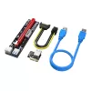 Placa adaptadora Akasa 6 conjuntos PCIe Riser para mineração de GPU X16 para X1