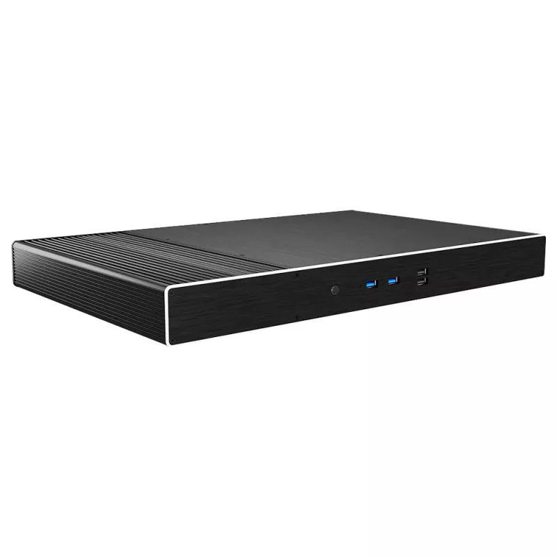 Caixa Akasa Galileo TU2 Plus Intel LGA1700 1U Thin Mini-ITX sem ventoinha - preto