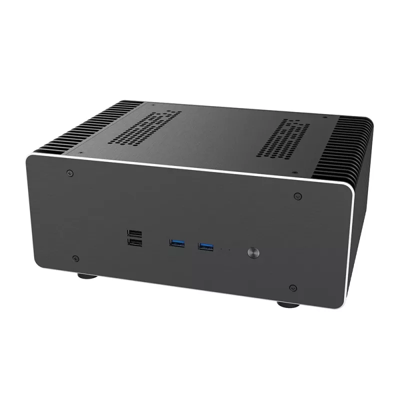 Chassis Akasa Maxwell Pro Plus Mini-ITX sem ventoinha Intel LGA 1700 preto