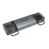 Leitor de cartões duplo Akasa 2 em 1 USB 3.2 OTG
