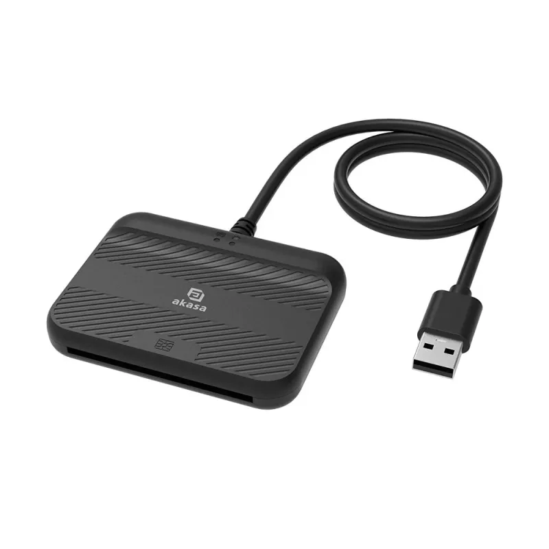 Leitor externo de ID eletrónico e SmartCard Akasa I2C cartão de memória SLE4418 SLE4428
