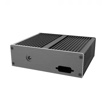 Caixa Akasa Ashton T para ASUS Tinker Board 3N SBC com portas Dual Single LAN, sem ventoinha, alumínio preto
